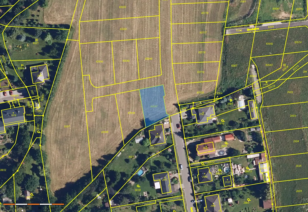 Prodej stavebního pozemku 557 m²